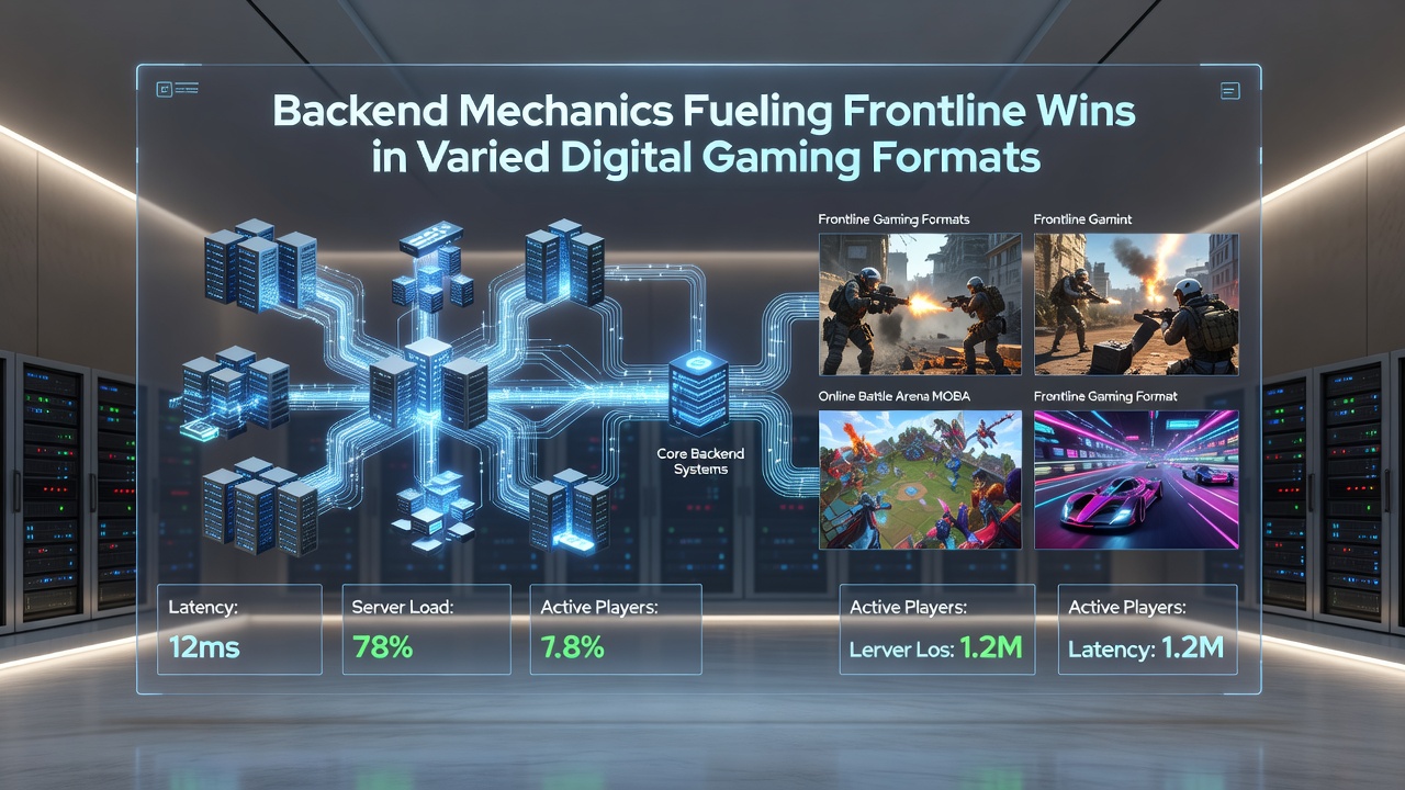 Data processing pipelines connecting backend systems to diverse gaming interfaces