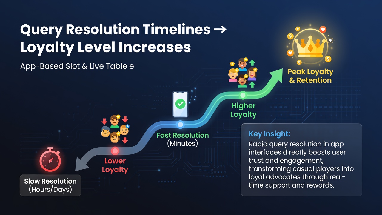 Loyalty dashboard displaying tier progression linked to query response times in mobile casino apps